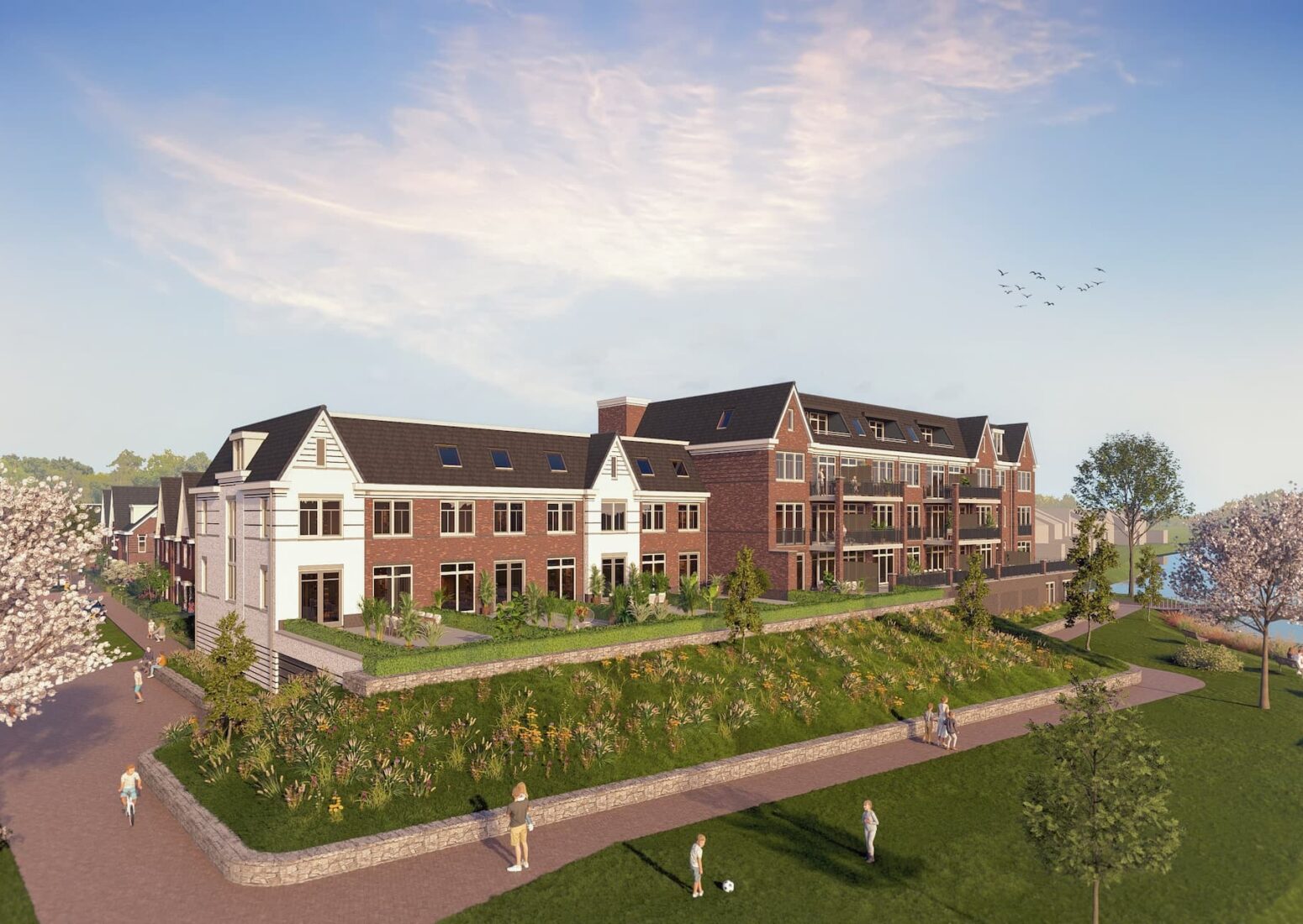 Waterjuffers Parkhuizen achterzijde