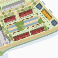 Rechterkant situatietekening waterjuffers
