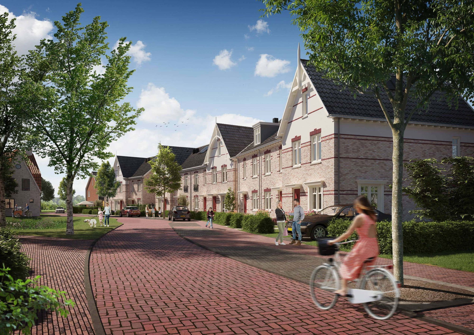 Wilgenrijk Buitengoed Onderling straatzicht