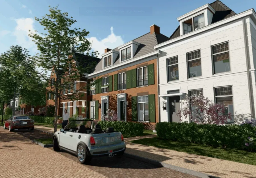 Verreweg Nieuw Hollands Huisstraataanzicht